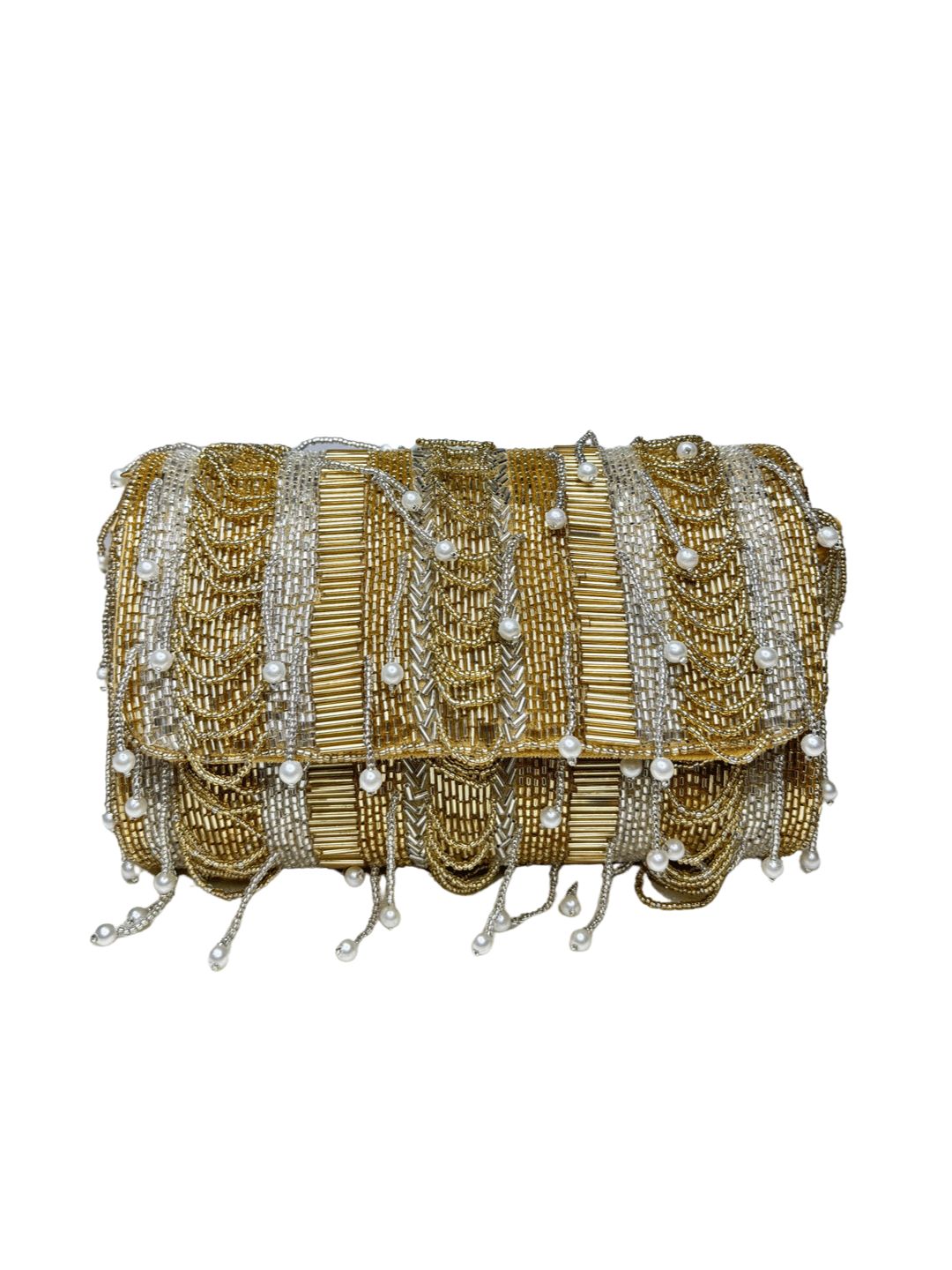 IDALIA nalki gold silver mix flap