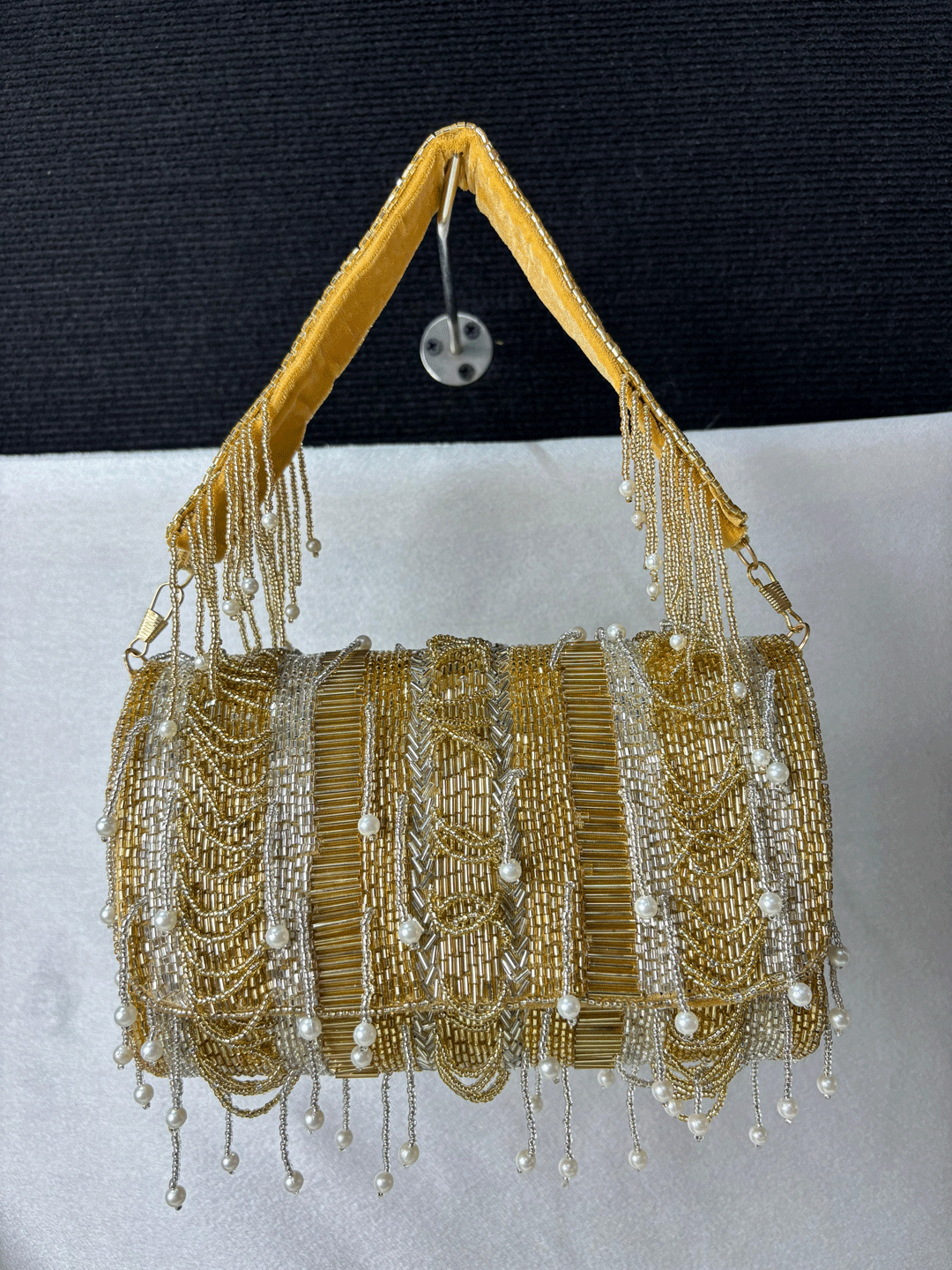 IDALIA nalki gold silver mix flap