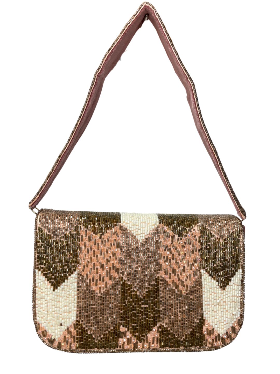 PAKIZA FLOWER THREE FOLD EMBROIDERD SUEDE