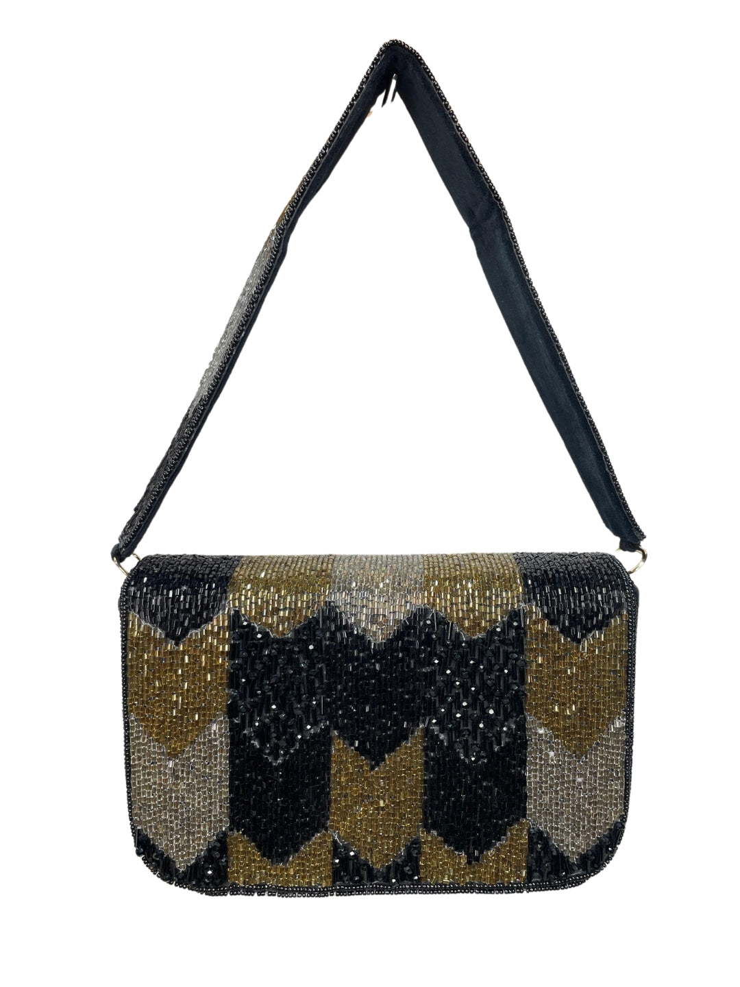 PAKIZA FLOWER THREE FOLD EMBROIDERD SUEDE