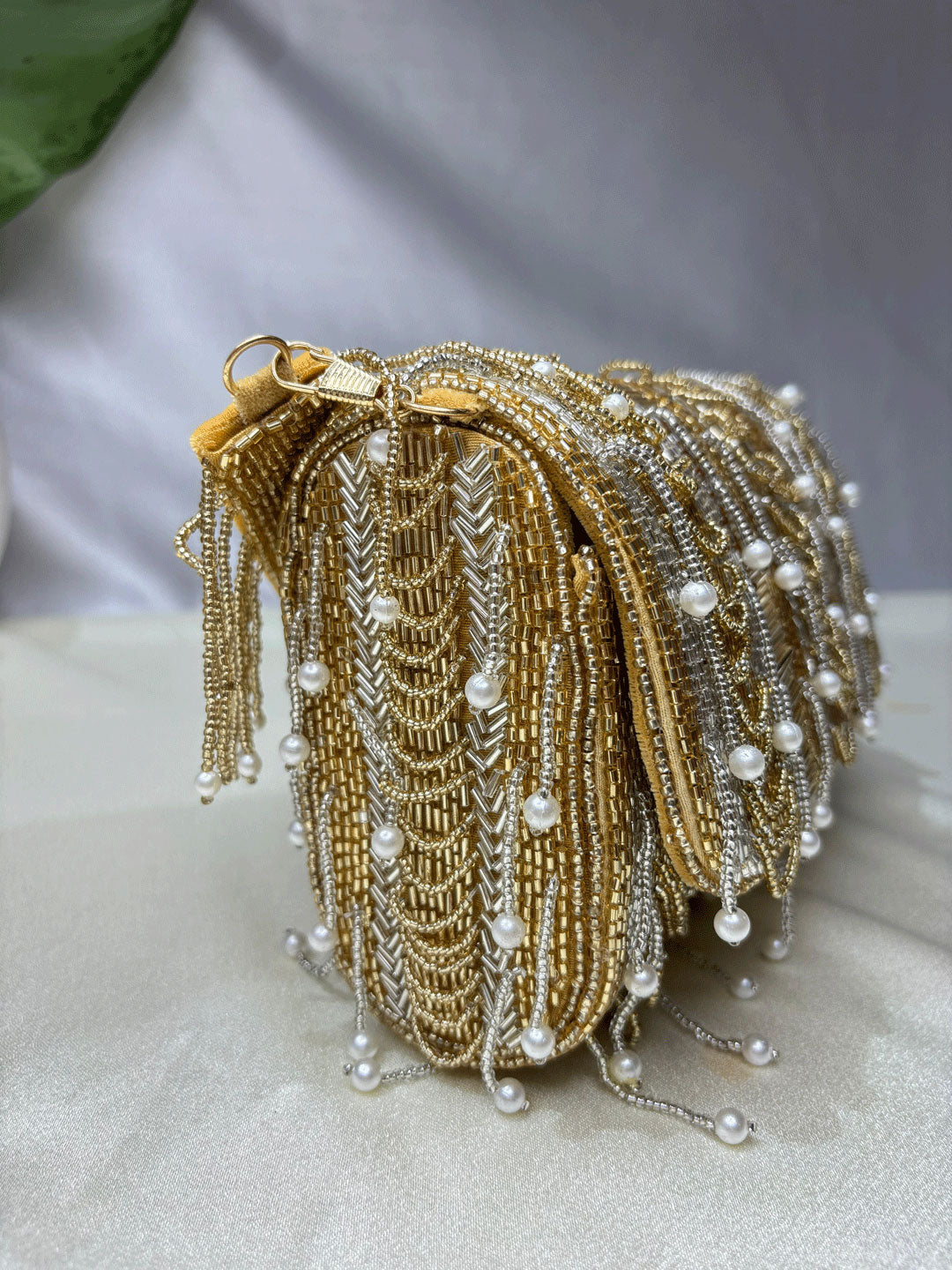 IDALIA nalki gold silver mix flap
