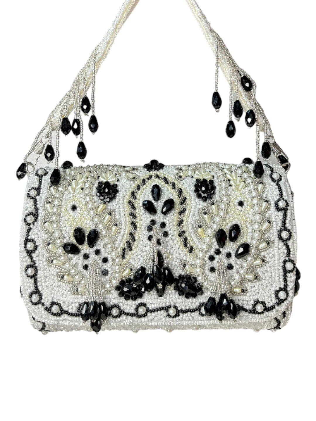 KIMRA CELEBRITY EDITION KERI BEAD FLAP BLACK