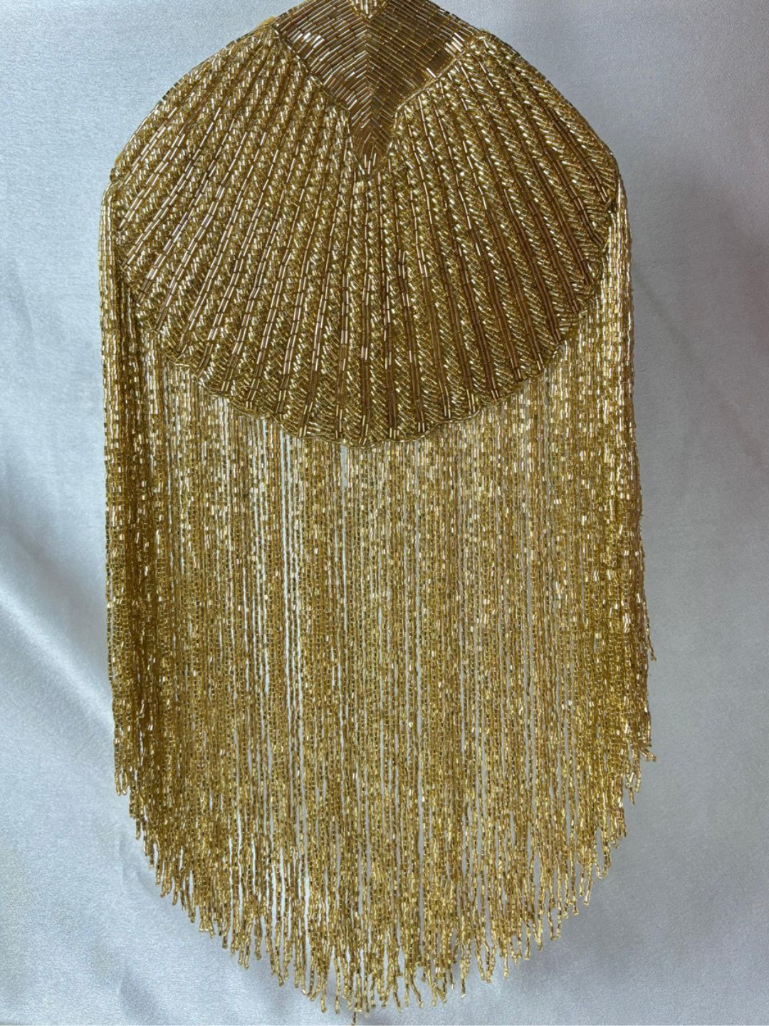 Designer gold pankha clutch