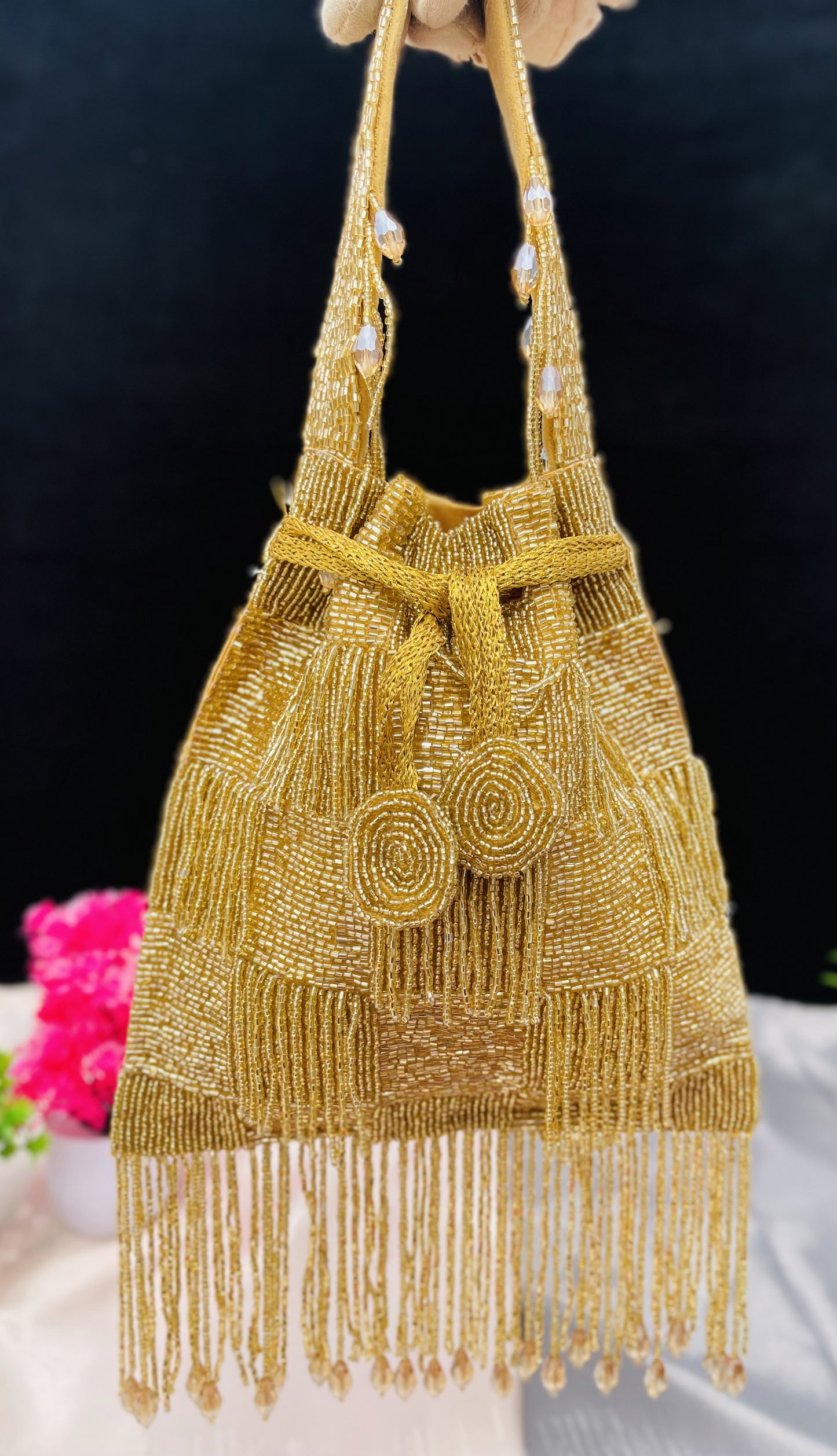 Samantha handwork potli Samantha handwork potli