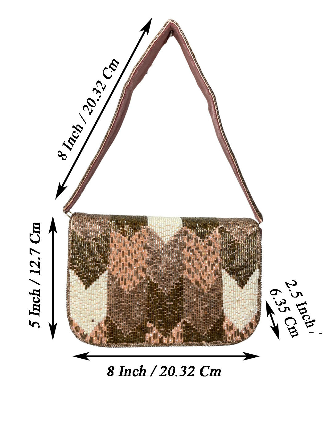 PAKIZA FLOWER THREE FOLD EMBROIDERD SUEDE