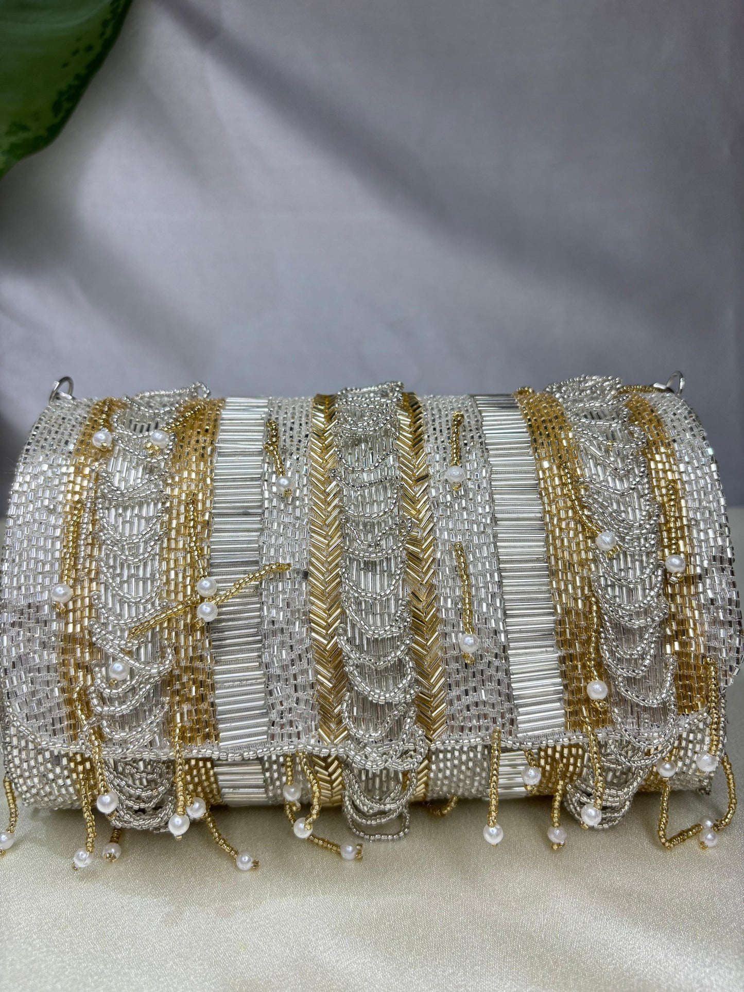 IDALIA nalki silver gold mix flap