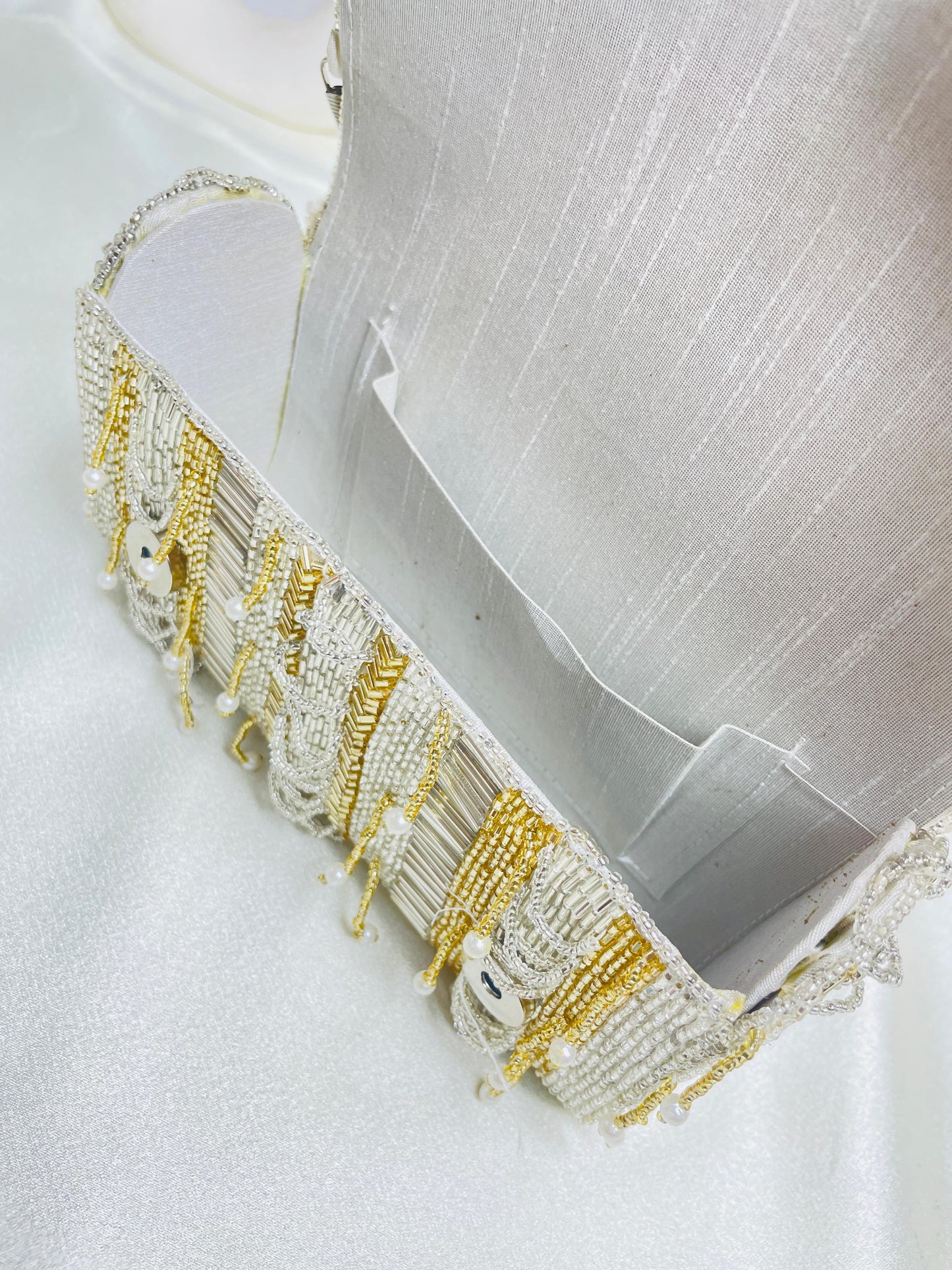 IDALIA nalki silver gold mix flap