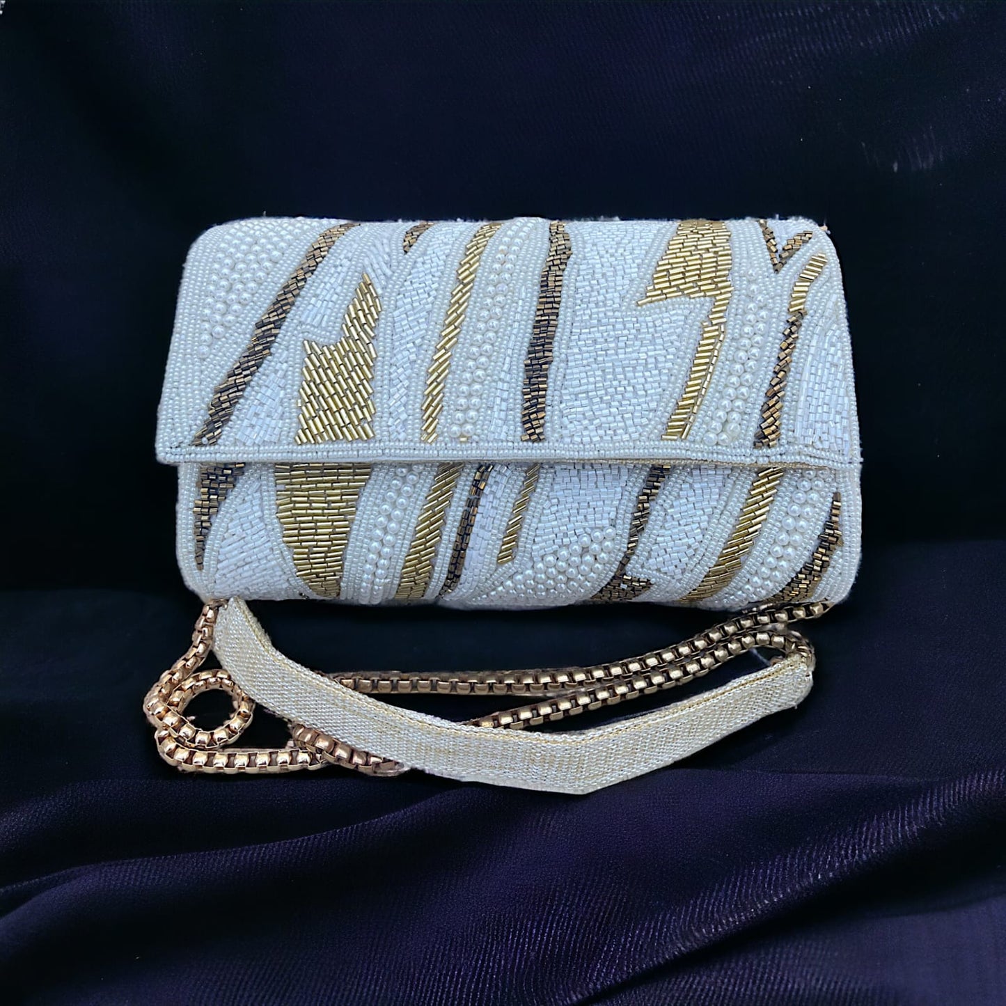 ZIANA CUTDANA PINK flap clutch