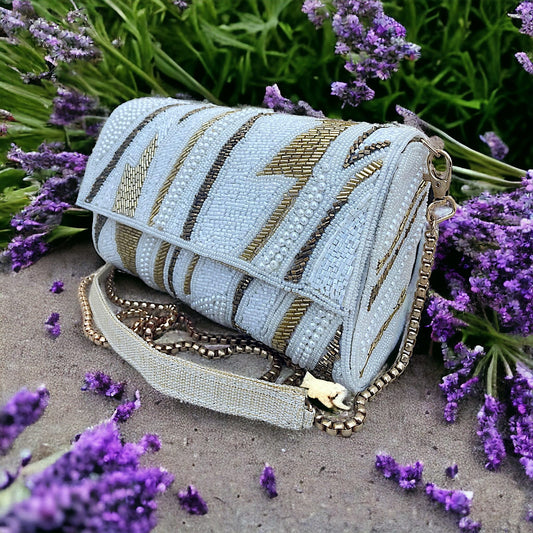 ZIANA CUTDANA PINK flap clutch