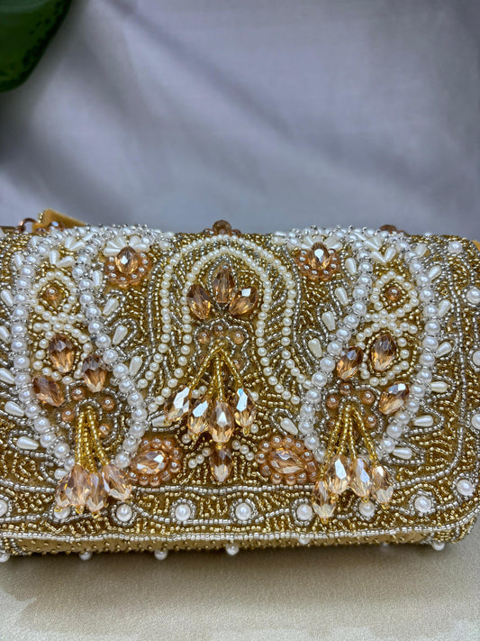 KIMRA CELEBRITY EDITION KERI BEAD FLAP BLACK