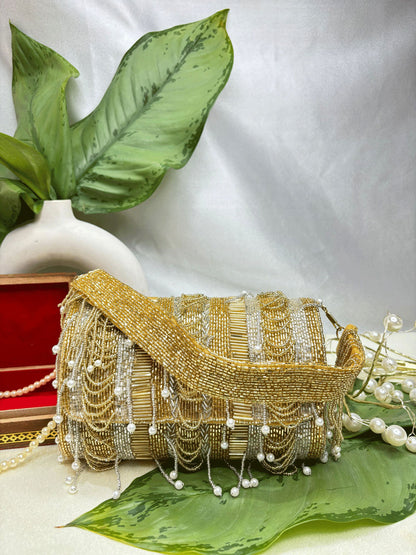 IDALIA nalki gold silver mix flap