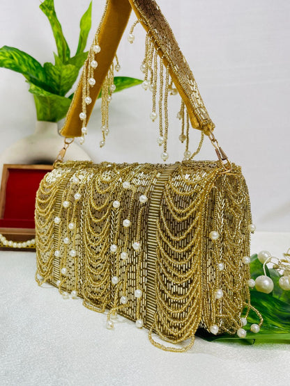 IDALIA nalki gold flap