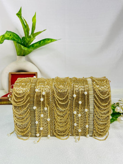 IDALIA nalki gold flap