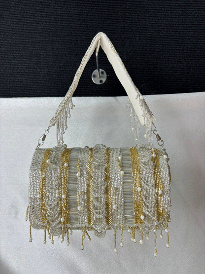 IDALIA nalki silver gold mix flap