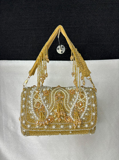 KIMRA CELEBRITY EDITION KERI BEAD FLAP BLACK