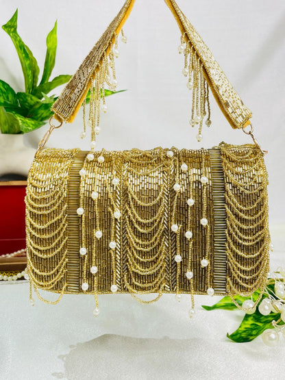 IDALIA nalki gold flap