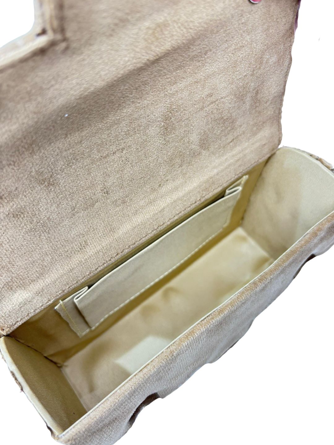 Maharani crystal flap clutch