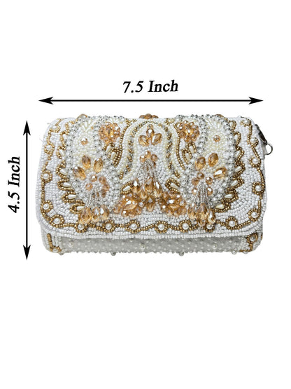 KIMRA CELEBRITY EDITION KERI BEAD FLAP BLACK