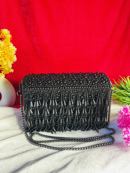 Pearl  flap party clutch