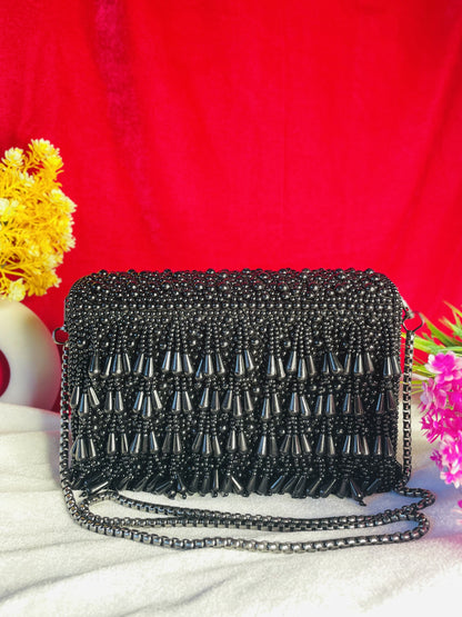 Pearl  flap party clutch