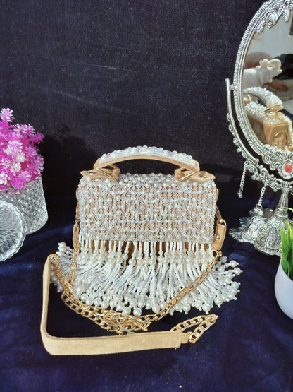 mehar celebrity edition mauve crystal clutch