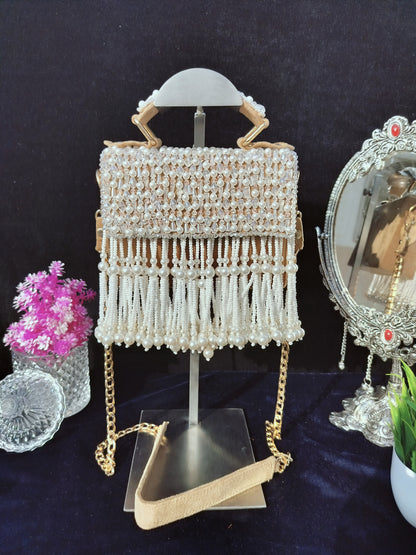 mehar celebrity edition mauve crystal clutch