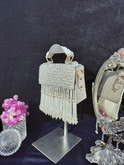 mehar celebrity edition mauve crystal clutch