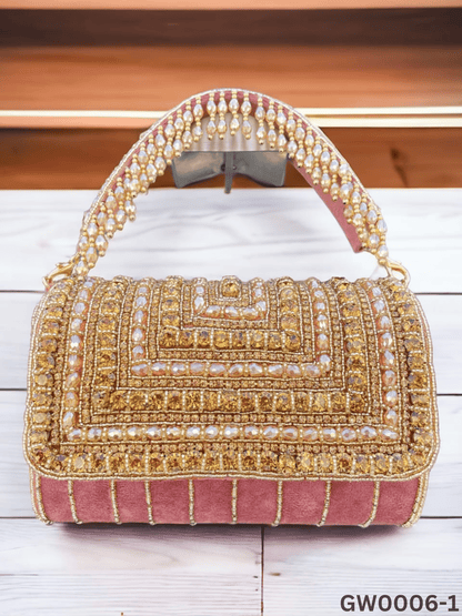 A crystal flap clutch