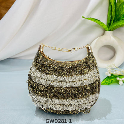 Nalki Work Multicolor Clutch – Dazzle with Every Detail