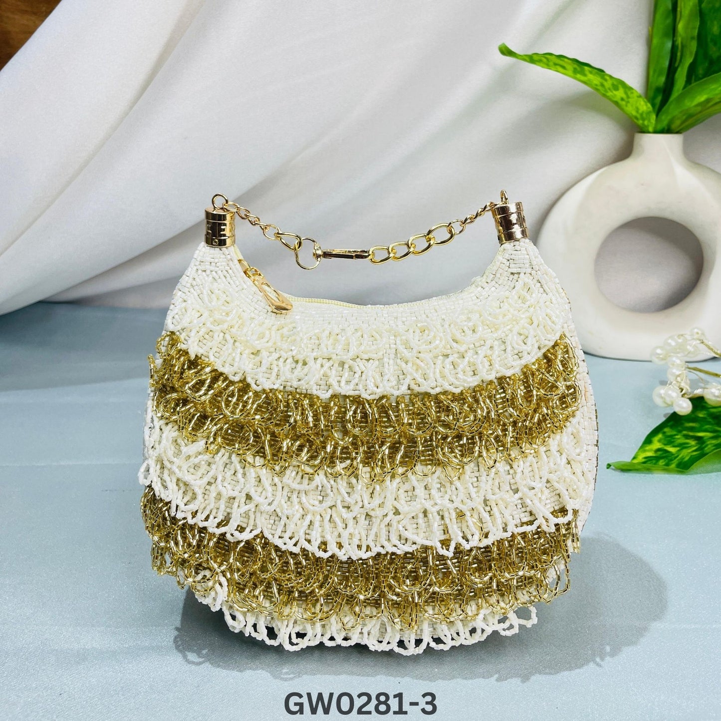 Nalki Work Multicolor Clutch – Dazzle with Every Detail