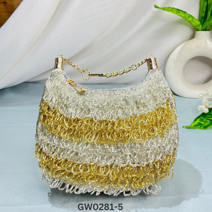 Nalki Work Multicolor Clutch – Dazzle with Every Detail