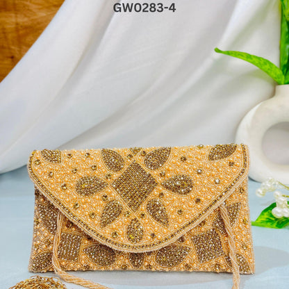 Nalki Work Multicolor Clutch – Dazzle with Every Detail