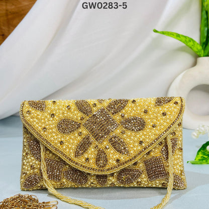 Nalki Work Multicolor Clutch – Dazzle with Every Detail