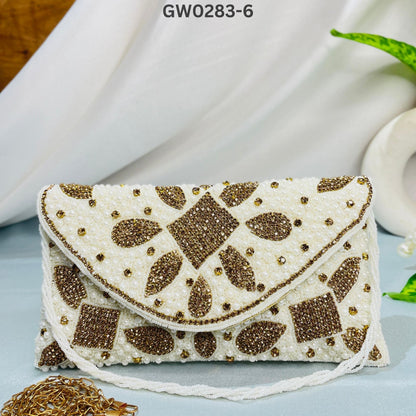 Nalki Work Multicolor Clutch – Dazzle with Every Detail