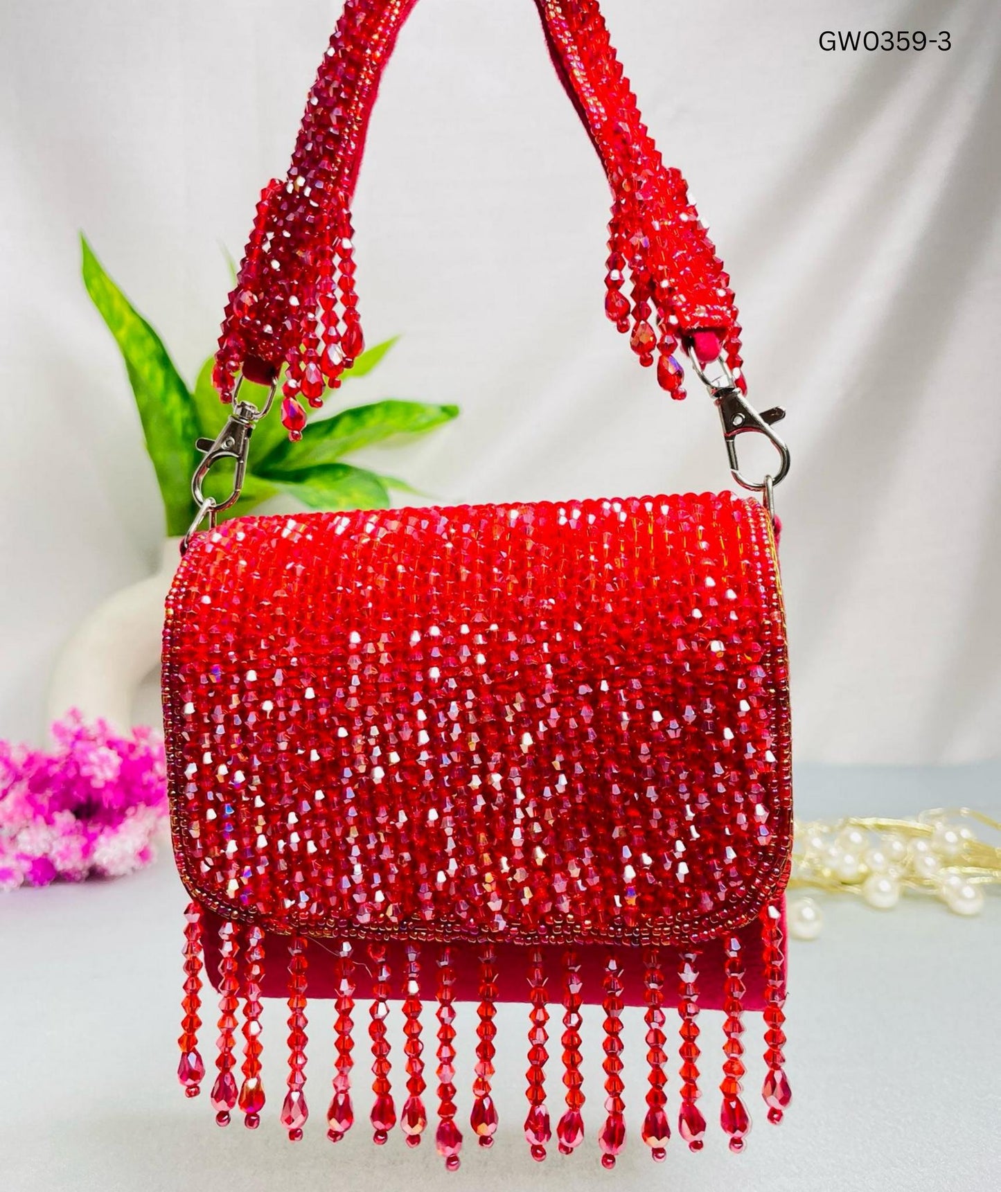 Crystal Bead Clutch – Trendy Crafts
