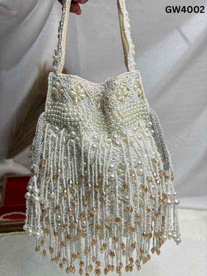 Emma pearl work potli