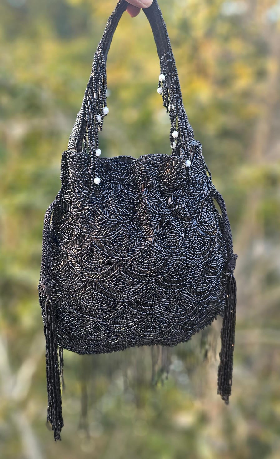 Olivia golden nalki work potli gold