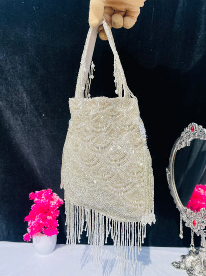 Olivia golden nalki work potli gold