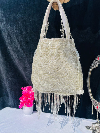 Olivia golden nalki work potli gold