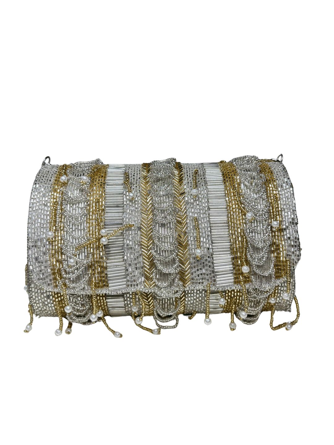 IDALIA nalki silver gold mix flap