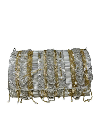 IDALIA nalki silver gold mix flap