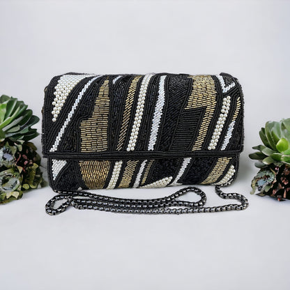 ZIANA CUTDANA PINK flap clutch