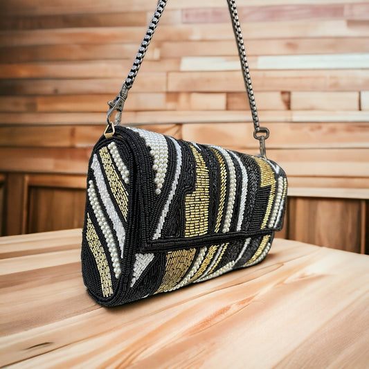 ZIANA CUTDANA PINK flap clutch