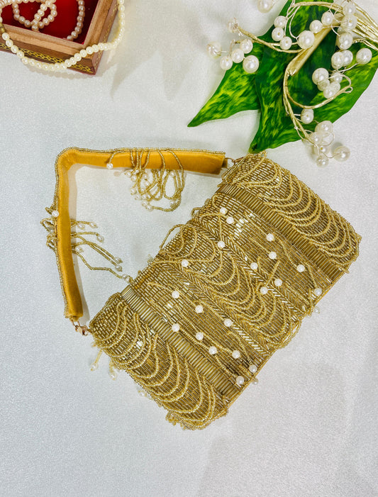 IDALIA nalki gold flap