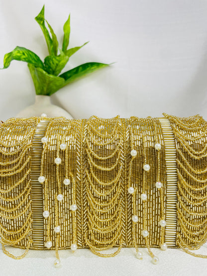 IDALIA nalki gold flap