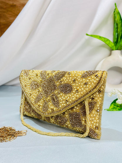 Nalki Work Multicolor Clutch – Dazzle with Every Detail