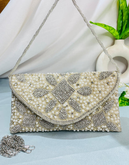 Nalki Work Multicolor Clutch – Dazzle with Every Detail