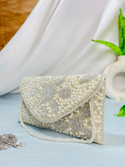 Nalki Work Multicolor Clutch – Dazzle with Every Detail