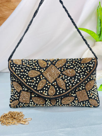 Nalki Work Multicolor Clutch – Dazzle with Every Detail