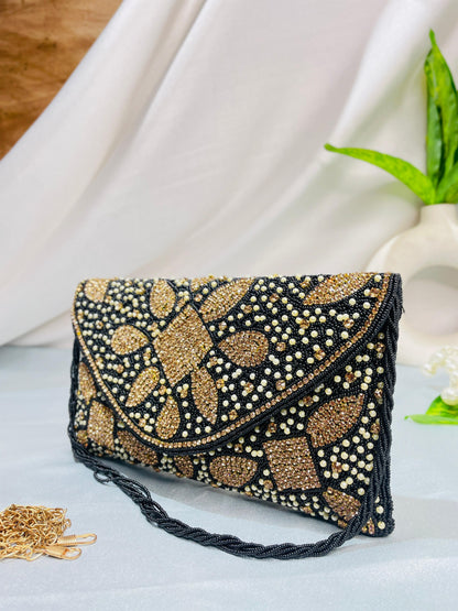 Nalki Work Multicolor Clutch – Dazzle with Every Detail